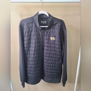Nashville Predators NHL Black Quilted Jacket